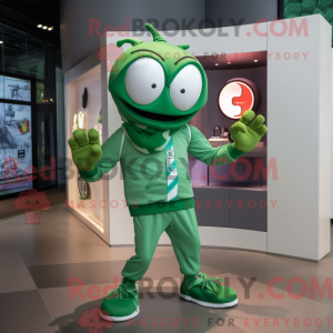 Green Crab mascot costume...