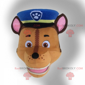 Mascote do personagem Paw Patrol - Chase - Redbrokoly.com