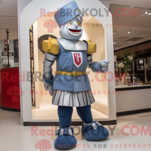 Sølv Swiss Guard maskot...