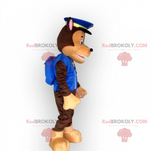 Mascote do personagem Paw Patrol - Chase - Redbrokoly.com