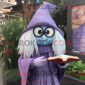 Lavendel heks maskot drakt...