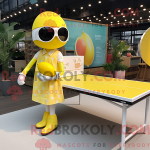 Citroengele pingpongtafel...