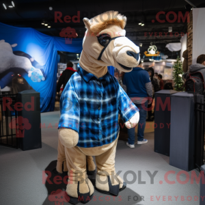 Blue Camel maskotdraktfigur...