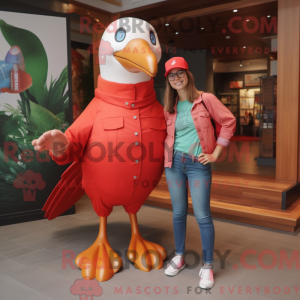 Maskotkostymekarakter Red...