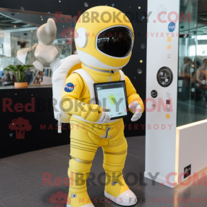 Citrongul Astronaut maskot...