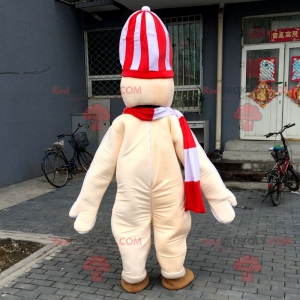 Mascot karakter høytid - Candy bygg mann - Redbrokoly.com