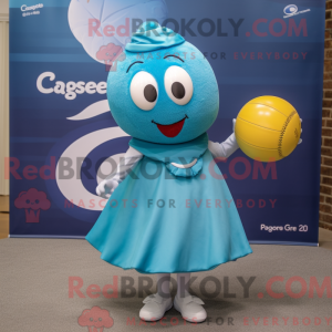 Cyan Petanque Ball...