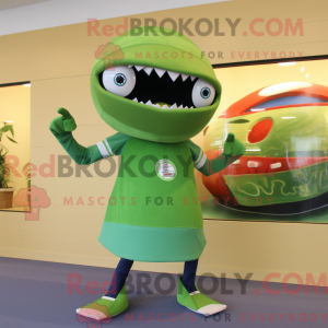 Olive Plate Spinner maskot...