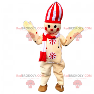 Mascot karakter høytid - Candy bygg mann - Redbrokoly.com