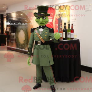 Mascotte de soldat vert de...