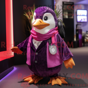 Máscara de Pinguim Magenta...
