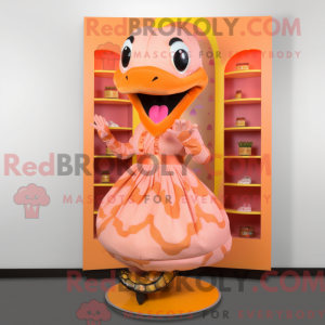 Peach Python maskot kostume...