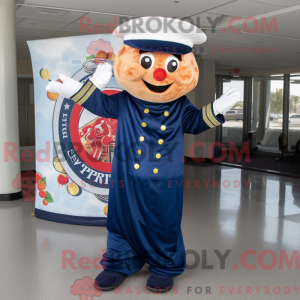 Disfraz de mascota de Navy...