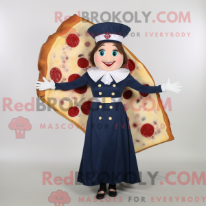 Navy Pizza Slice máscara de...