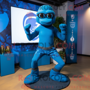 Blue Marine Recon maskot...