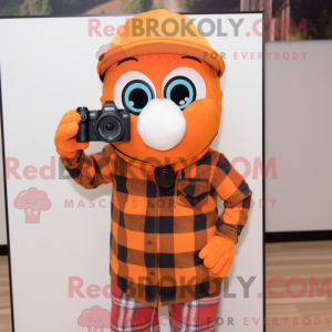 Orange Camera mascot...