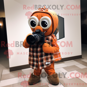 Postava maskota Orange...