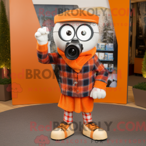 Orange Camera mascot...