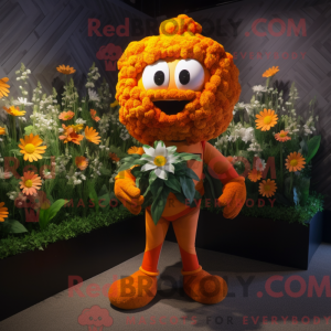 Orange Bouquet Of Flowers...