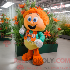 Orange Bouquet Of Flowers...