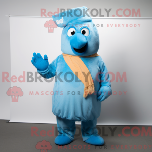 Disfraz de mascota Sky Blue...