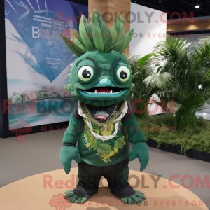 Forest Green Tuna mascot...