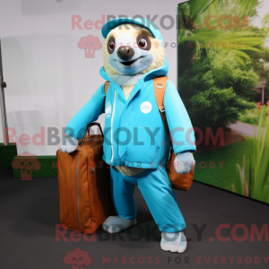 Disfraz de mascota Cyan...