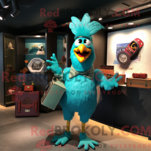 Turkis hane maskot kostume...