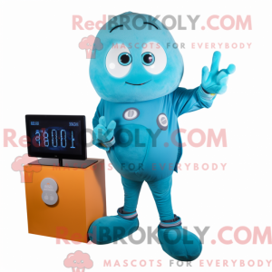 Postava maskota Cyan...