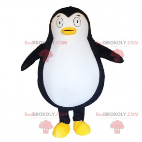 Lille pingvin maskot med store øjne - Redbrokoly.com