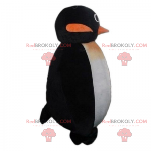 Pequeno mascote pinguim sorrindo - Redbrokoly.com