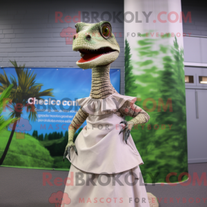 Cream Coelophysis mascot...