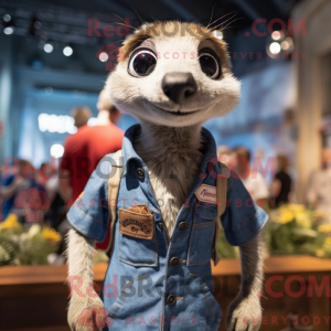Meerkat-maskotdraktfigur...