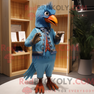 Sky Blue Fazant mascotte...