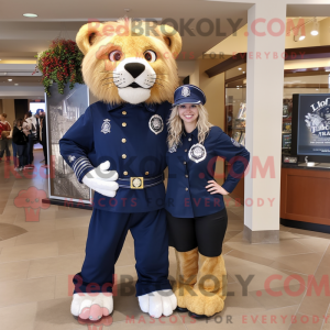 Navy Tamer Lion maskot...
