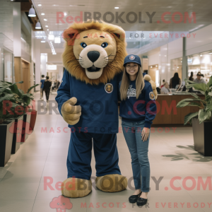 Navy Tamer Lion maskot...