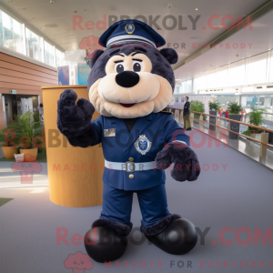 Disfraz de mascota de Navy...