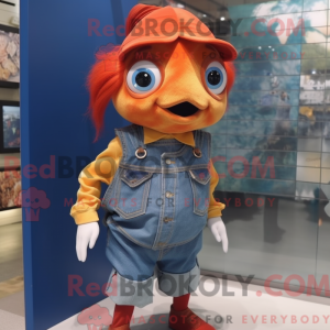 Rust Goldfish mascot...