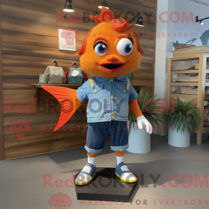 Rust Goldfish mascot...