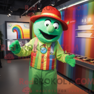 Green Rainbow mascot...