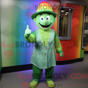 Green Rainbow mascot...