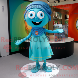 Disfraz de mascota Cyan...