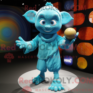 Disfraz de mascota Cyan...