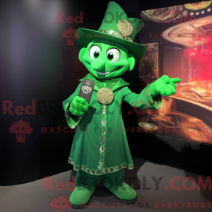 Green Magician mascot...