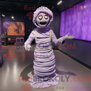 Lavendel mumie maskot...