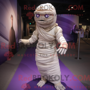Lavendel mumie maskot...