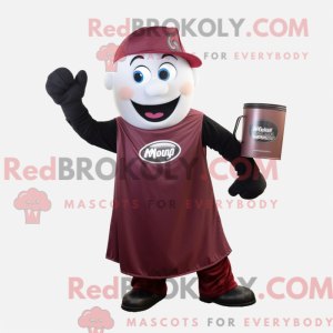 Maroon Soda Can maskot...