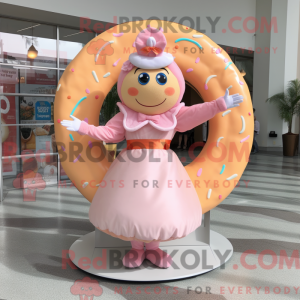 Peach Donut mascottekostuum...