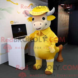 Costume de mascotte de bœuf...