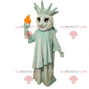 Statuut van Liberty mascotte - Redbrokoly.com